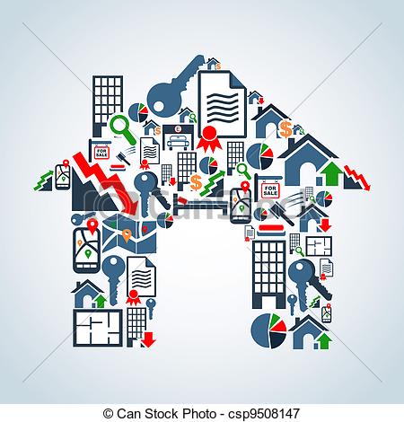Property Value Icon Stock Vector 613180295 - 