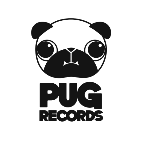 Dog Pug icon flat design Royalty Free Vector Image