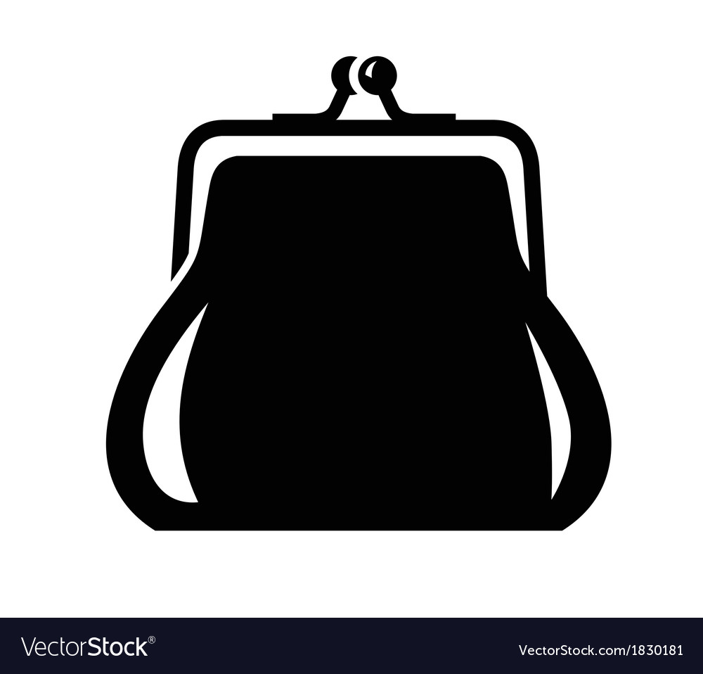 Coin purse icon vector | Download free