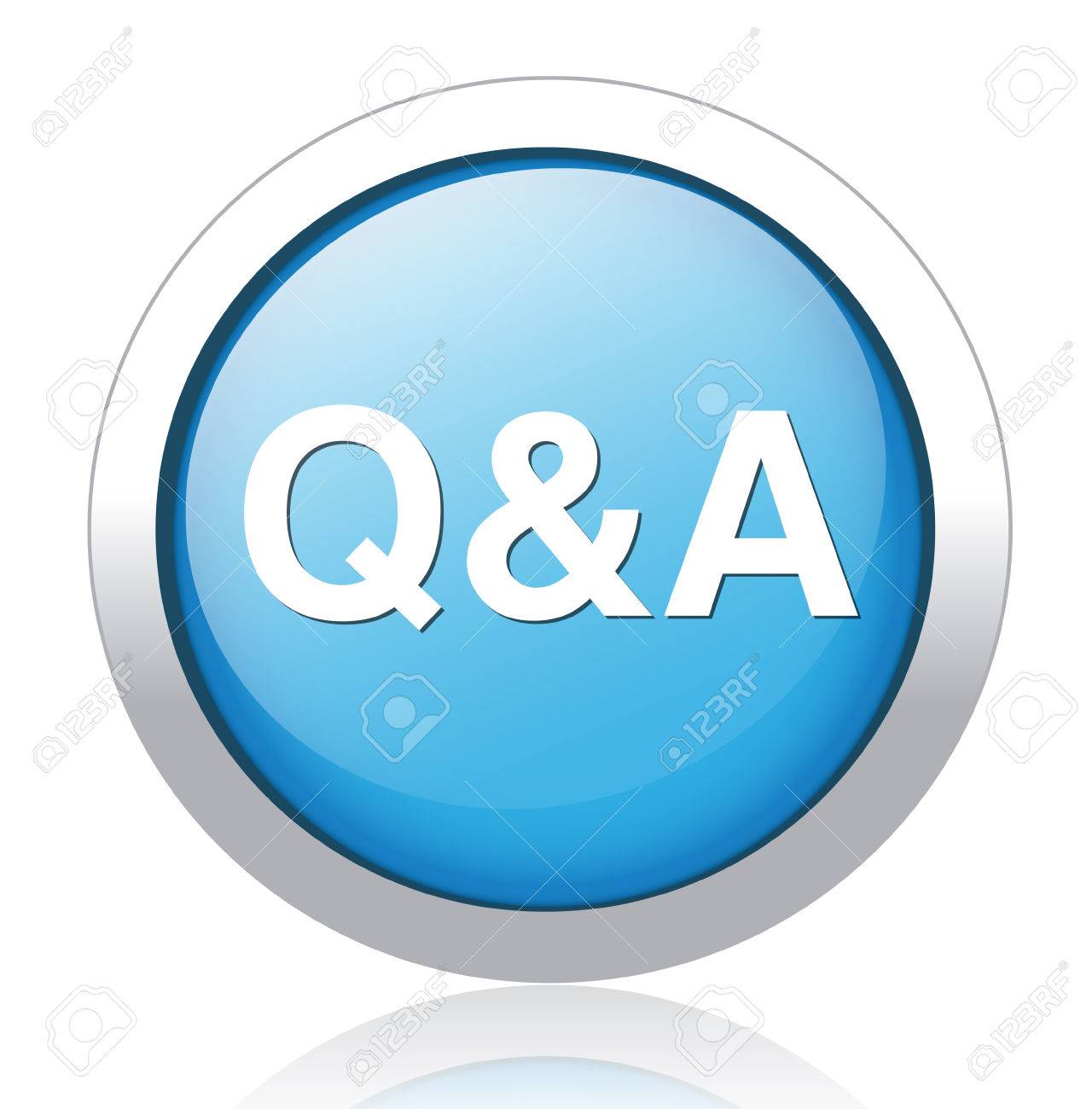 Question Answer Icon Stock Vector 557154406 - 