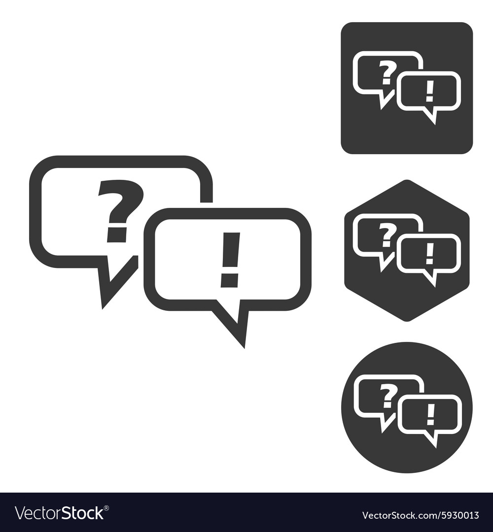 Question Answer Icon Royalty Free Cliparts, Vectors, And Stock 