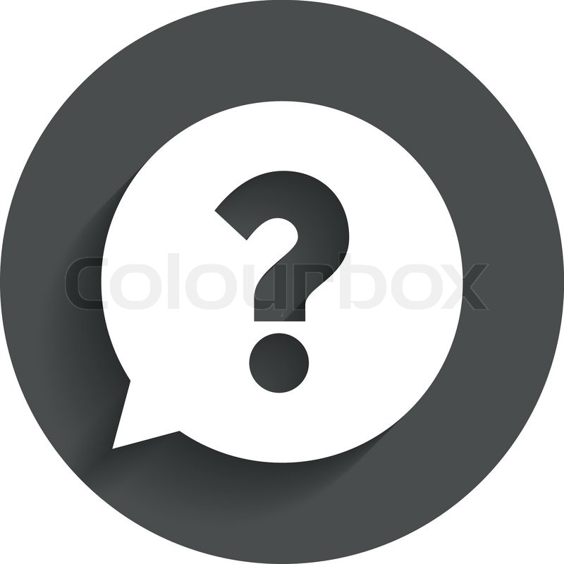 Vector icon of question mark with face  Stock Vector  yuliaglam 