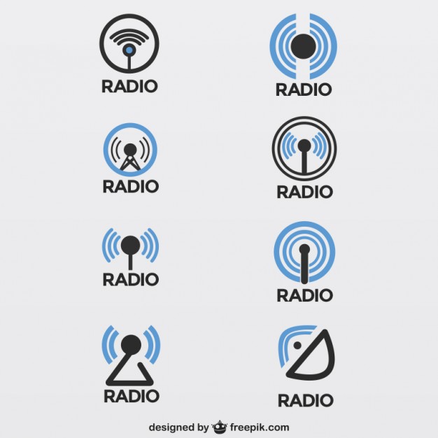 Radio station icon | Stock Vector | Colourbox