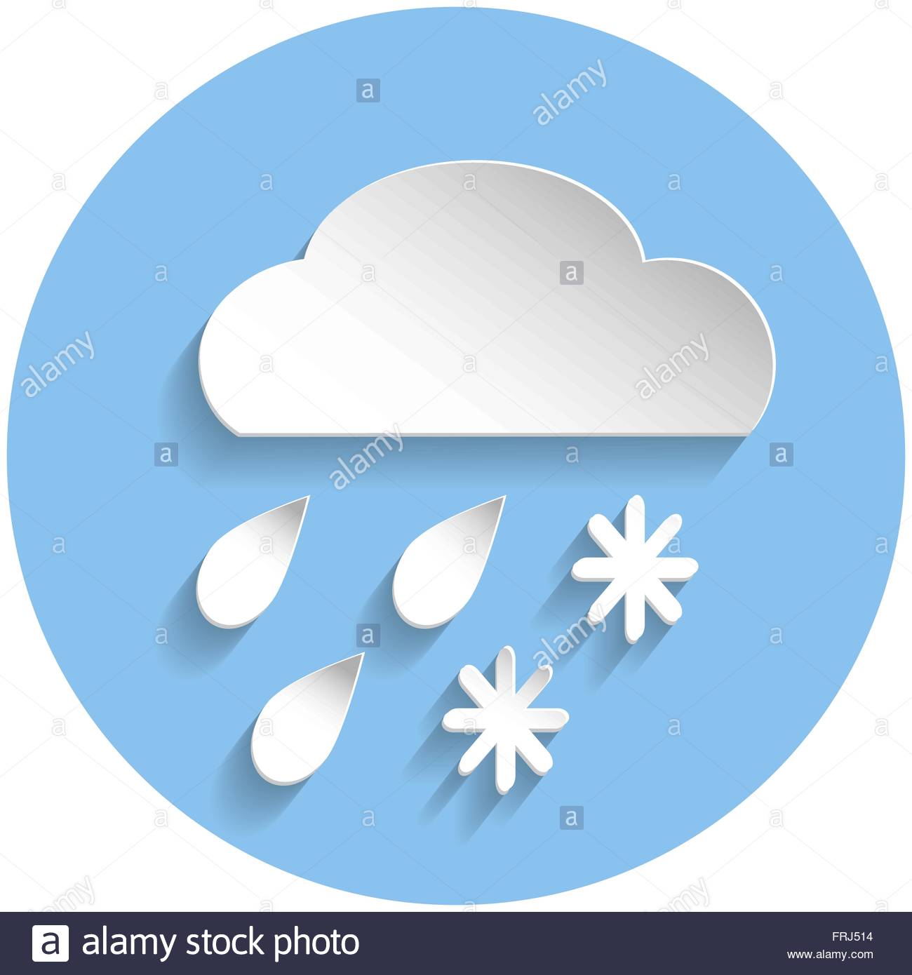 Rain cloud - Free weather icons