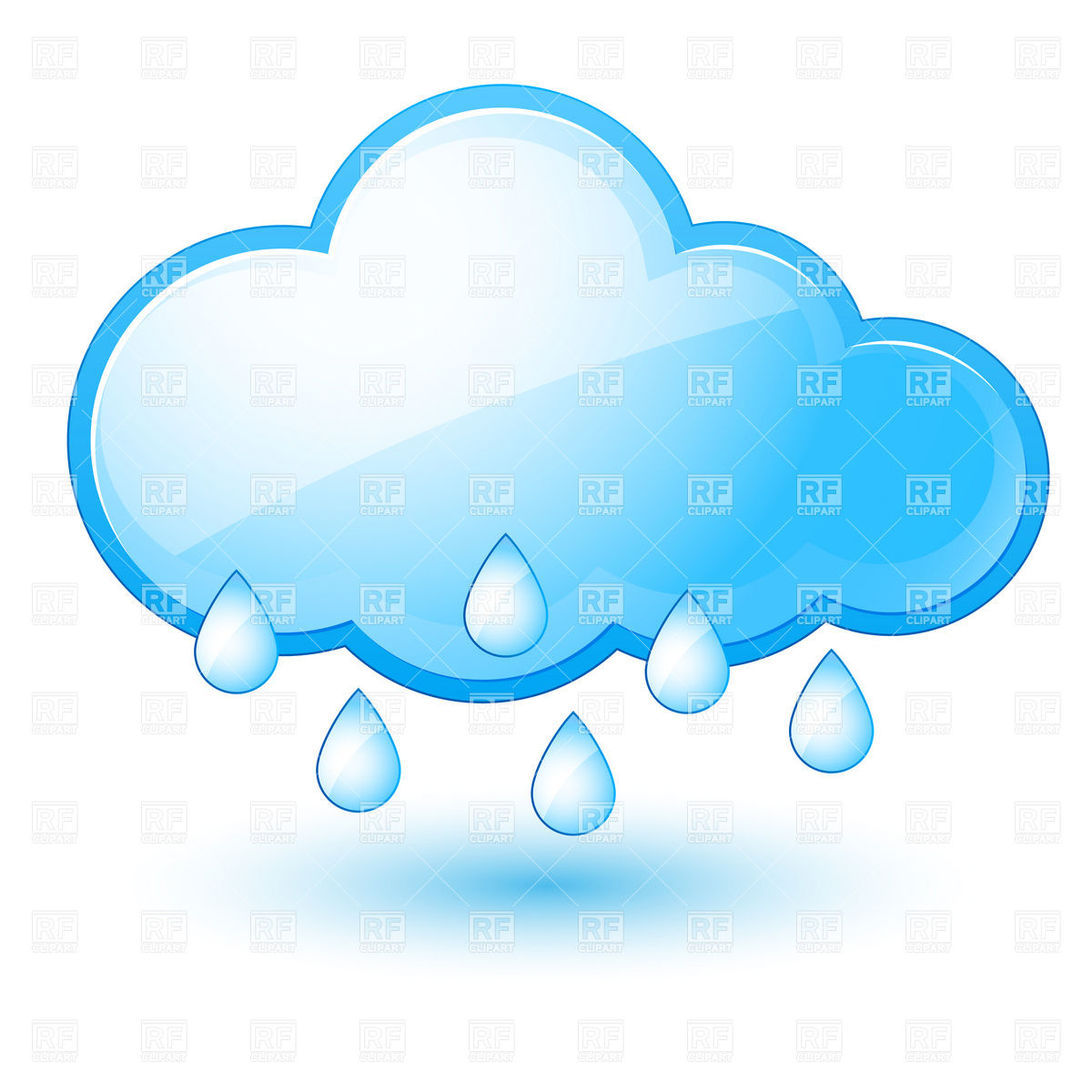 Rain Icon | Large Weather Iconset | Aha-Soft Team