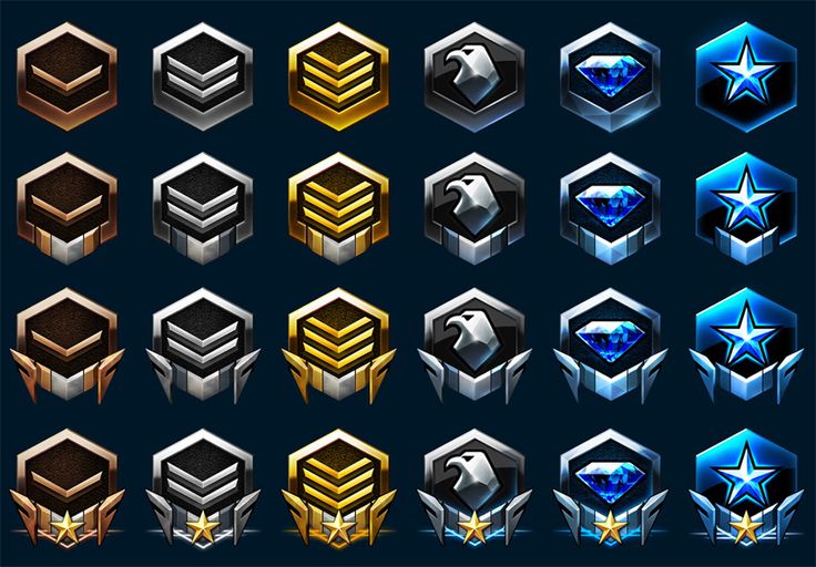 39 Rank icons | Game-icons.net