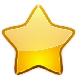 Free orange rating star icon - Download orange rating star icon