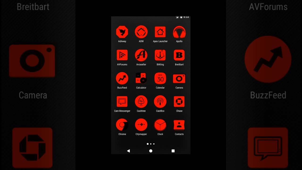 Download Black Tags - Icon Pack v1.06 apk Android app