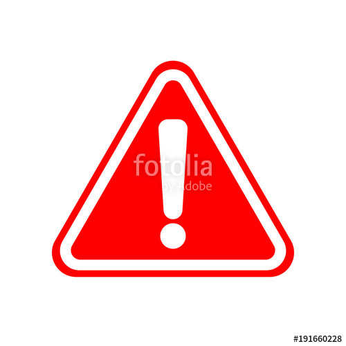 Warning icon from Primitive Set. This isolated flat symbol is 