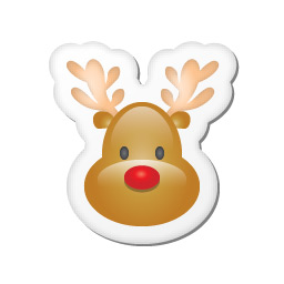 Christmas, reindeer, rudolph, santa, sled, xmas icon | Icon search 