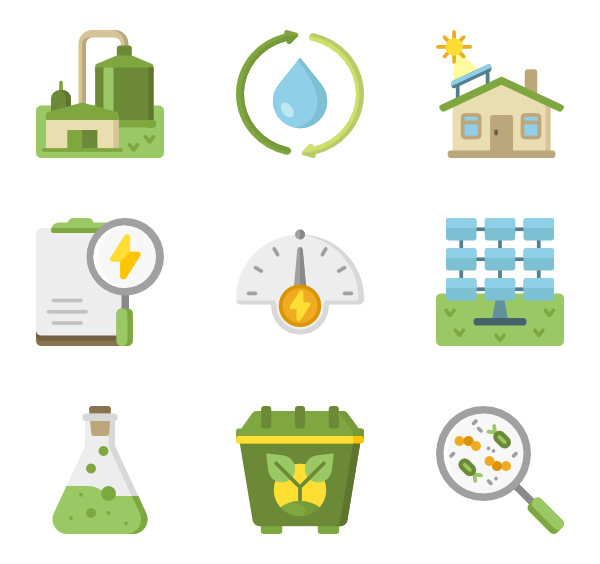 Renewable Energy Icon - Ecology, Environment  Nature Icons in SVG 