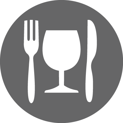 Restaurant Blue Icon | Points Of Interest Iconset | Icons-Land