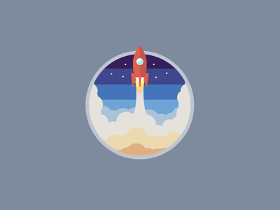 Rocket launch icon Vector | Free Download