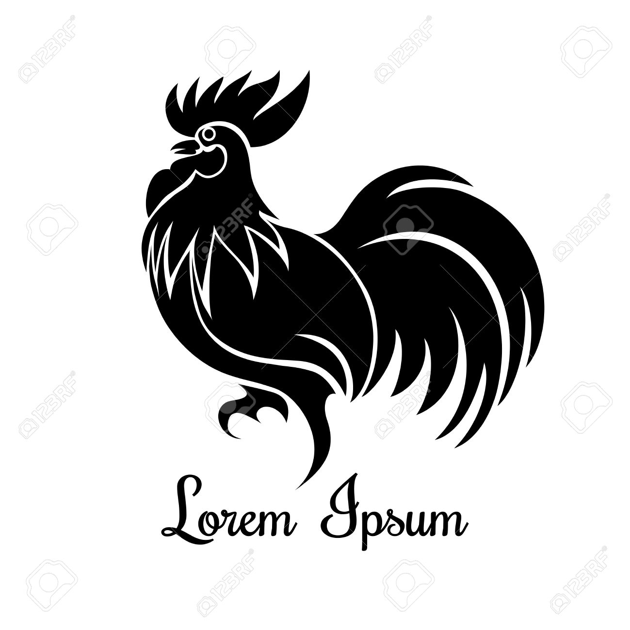 Rooster icon Royalty Free Vector Image - VectorStock