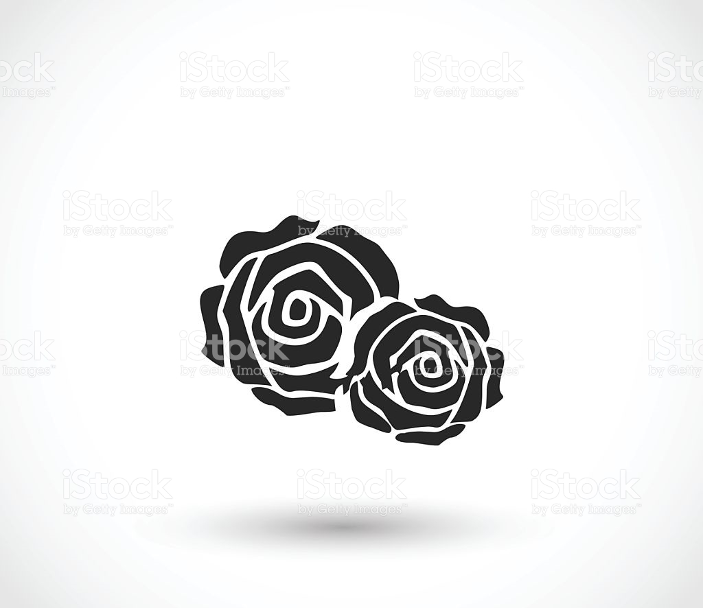 Simple rose icon  Stock Vector  AngBay #148361805