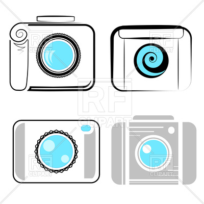 Camera icon Royalty Free Vector Clip Art Image #170673  RFclipart