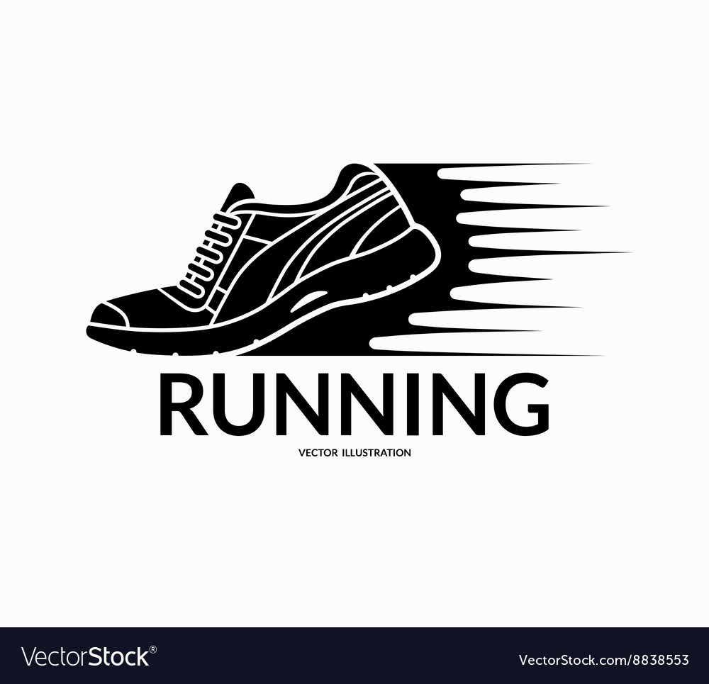 Running Shoe Icon on White Background. Vector illustration | Stock 