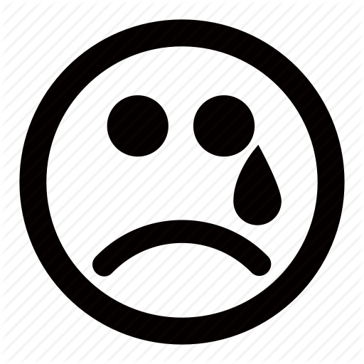 Gray sad icon - Free gray emoticon icons
