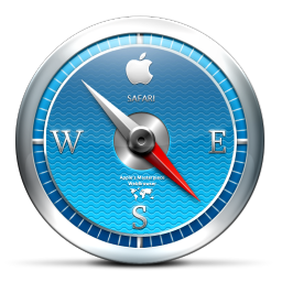 Flat iOS 7 Safari Icon by Vladimir Carrer - Dribbble