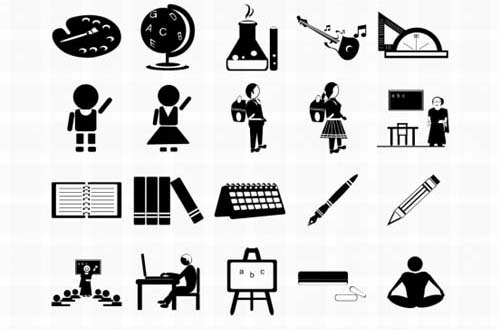 School icons pack Vector | Free Download