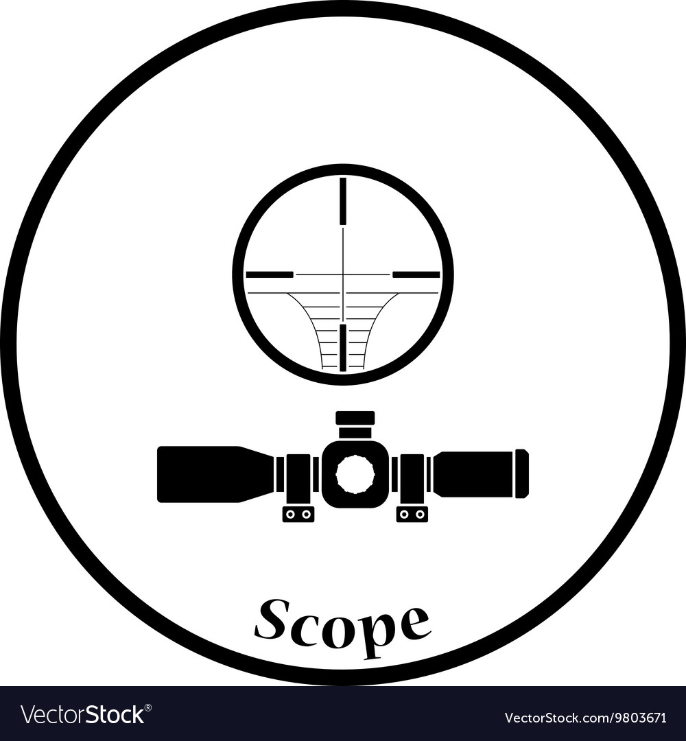 Arrow, bozai, on, scope, target icon | Icon search engine