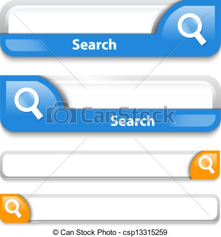 search bar,Push button, Web Page Navigation Buttons Search Box 