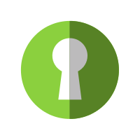 Blue, Lock, secure, privacy, security, Safe, Circle icon