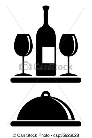 Serving icon stock illustration. Illustration of protect - 37980295