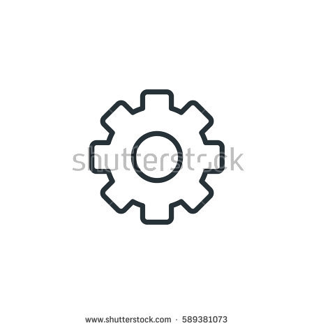 Smart Watch Setting Icon Element Mobile Stock Vector 1023500542 