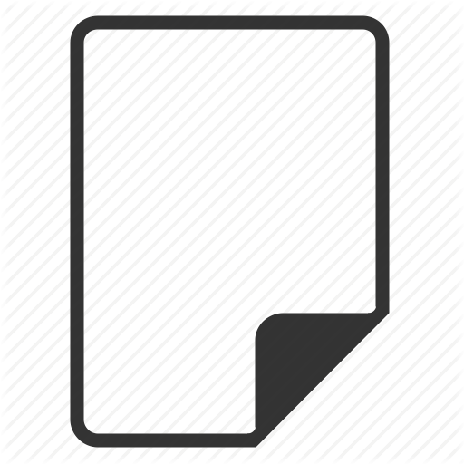 Silhouette symbol sheet paper icon, vector illustraction clip 