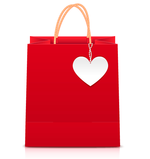 Shopping bag icon. Simple illustration of shopping bag vector icon 
