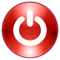 Free orange shutdown icon - Download orange shutdown icon