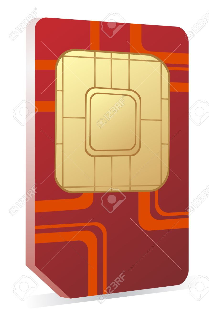 Sim Card Icon | Free Images at  - vector clip art online 