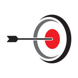 simple target icon  Stock Vector  SimVA #135611036