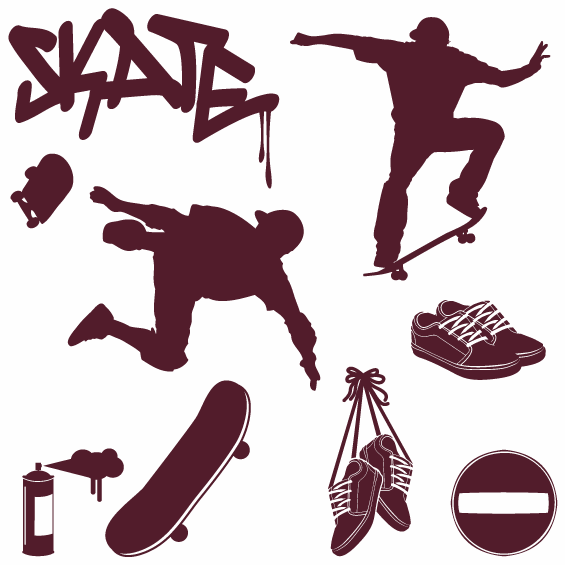 Skateboarder Icons