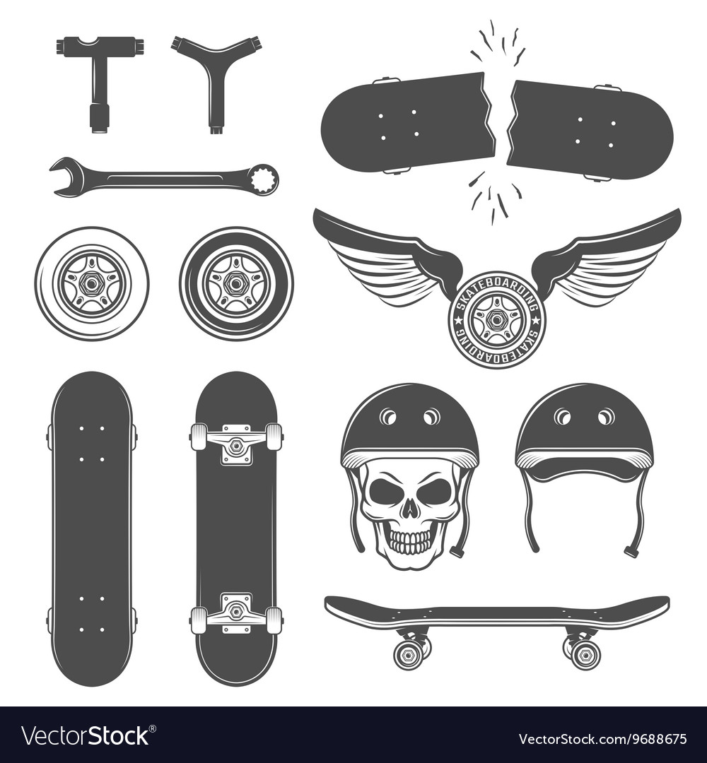 Creative, grid, hobby, shape, skateboard, skateboarding, skater 