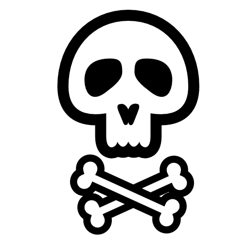 File:Skull  Crossbones BW.png - Wikimedia Commons