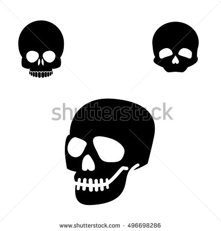 Skull Icon Royalty Free Cliparts, Vectors, And Stock Illustration 