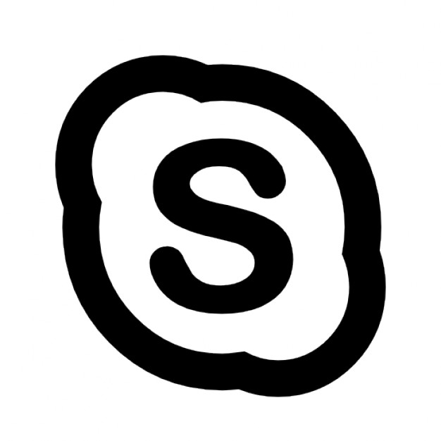 Skype icon vector, Skype icon in .EPS, .CRD, .AI format