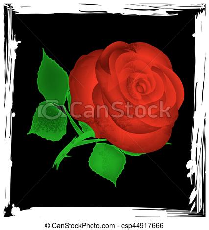 3d small people - rose in love shape. A man holds the clipart 