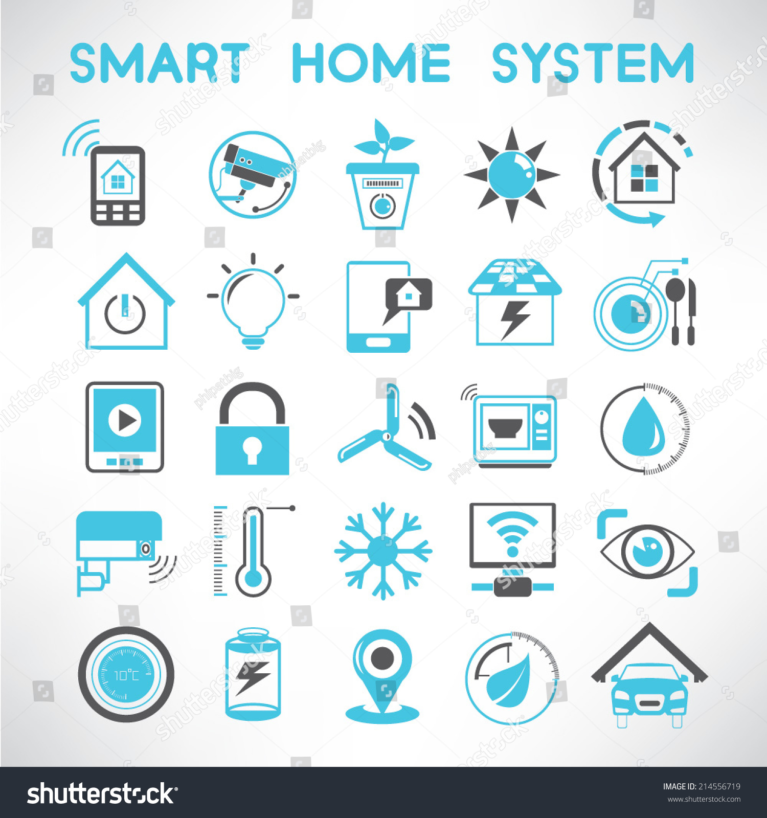 Smart Home Icon for Remote Network Management Solutions - Domotz 