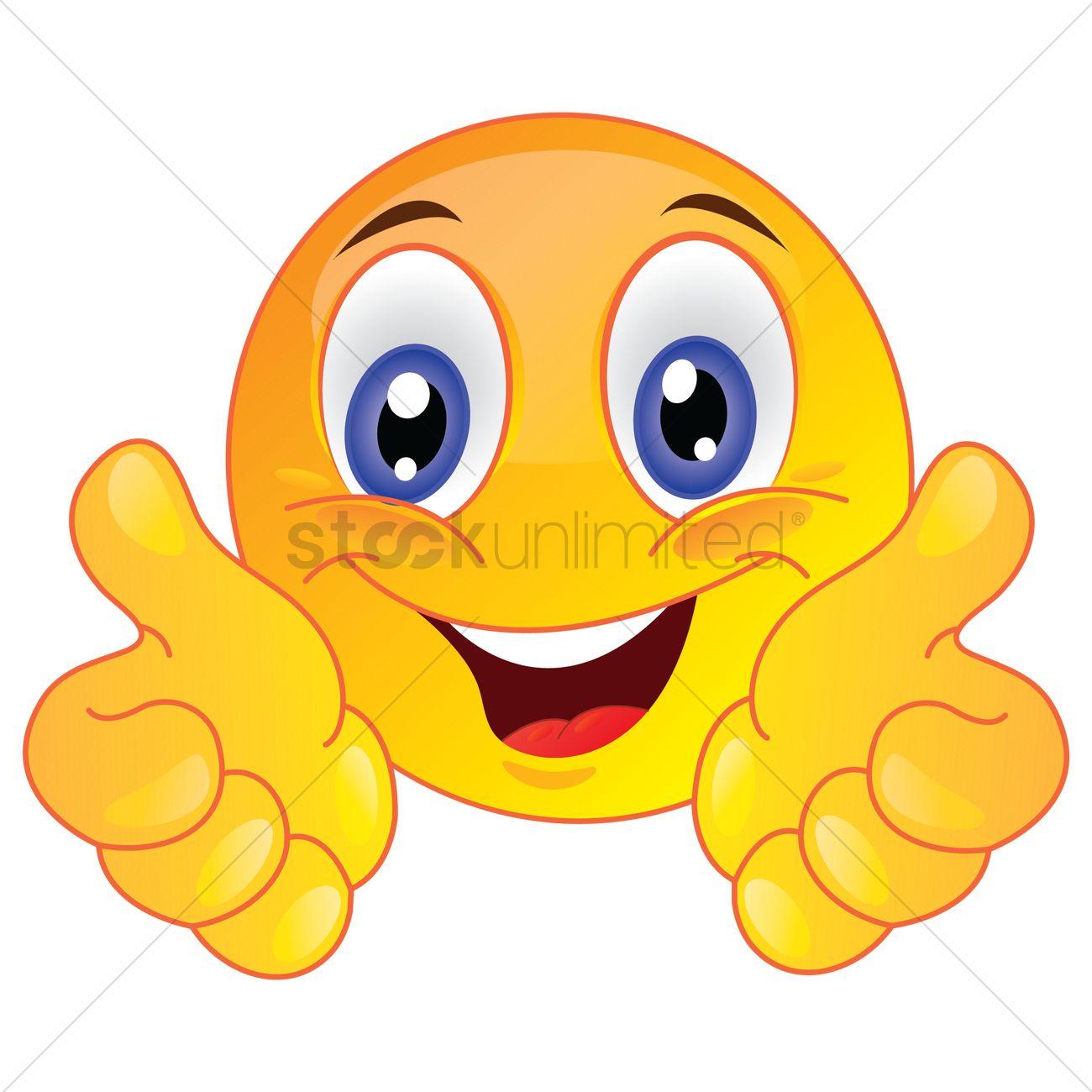Happy Smiley Face Emoticon Line Art Stock Vector 431184505 