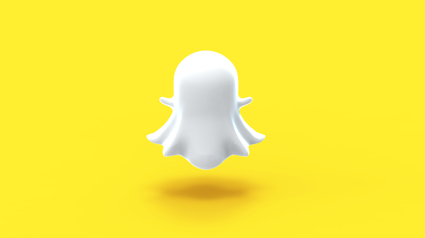 Snapchat Icon - Flat Gradient Social Icons 