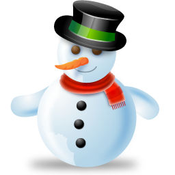 Snowman Icon | Christmas Graphics Iconset | YouTheDesigner.com