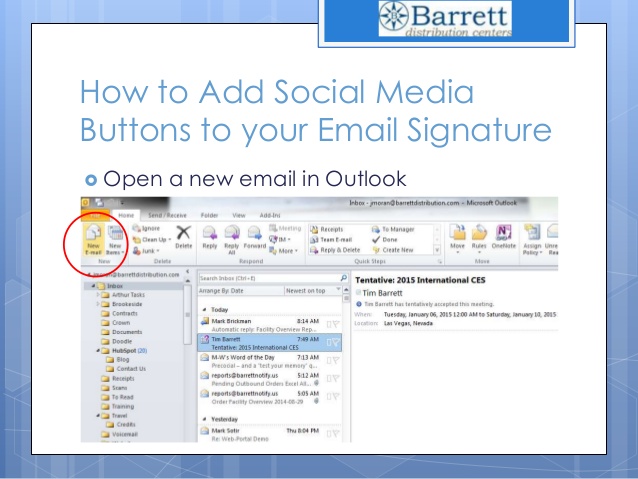 Add social media icons to email signatures | Exclaimer