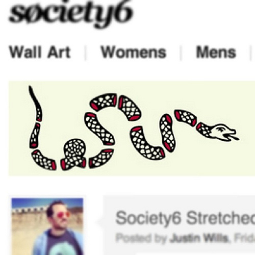 White Background Social Society6 Icon | Icon2s | Download Free Web 