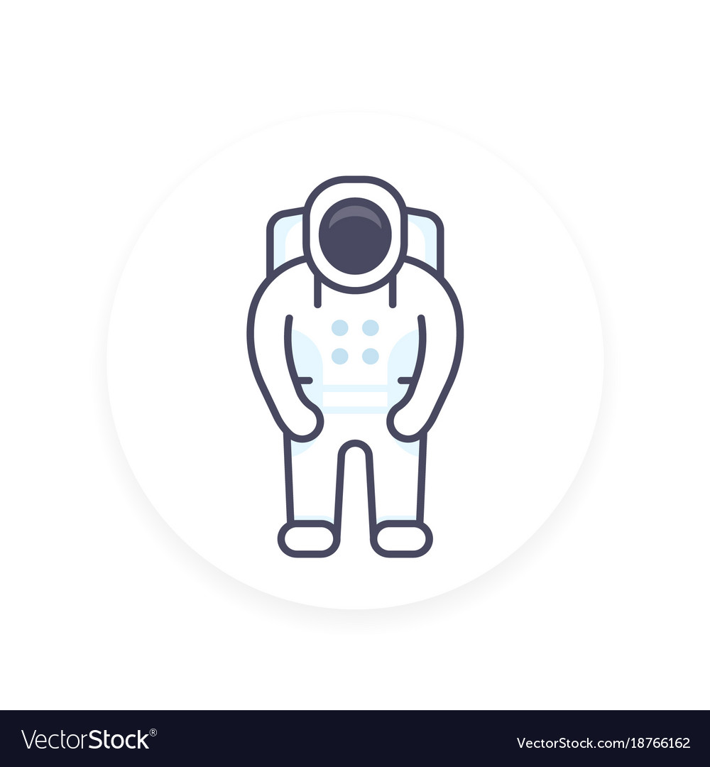 Vector Space Suit Icon Stock Vector 537801208 - 