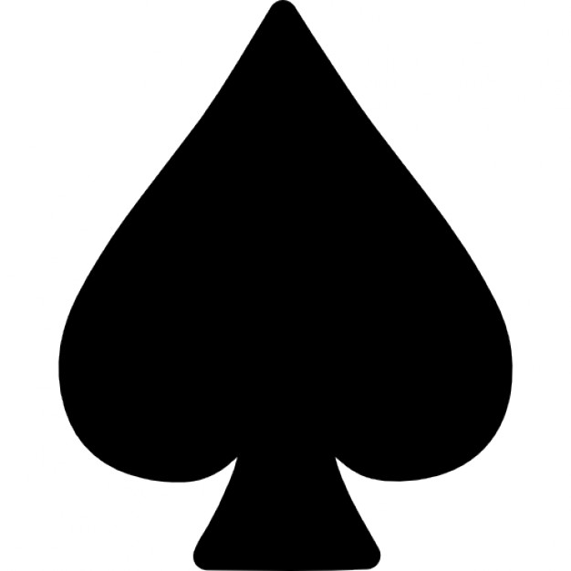 Free white spades icon - Download white spades icon