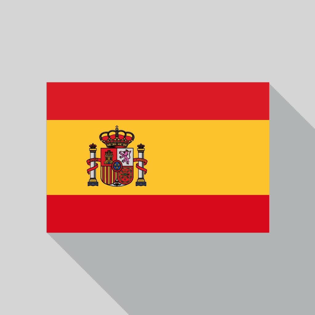 Spain flag icon - country flags