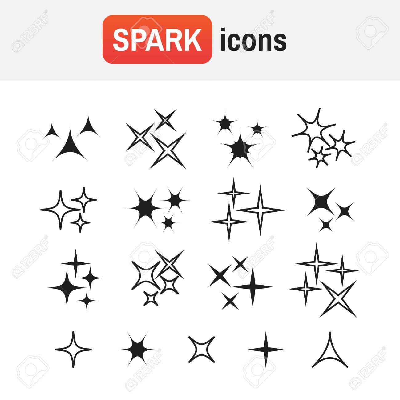 outline of leaf with sparkles icon, leaf icon, isolated on white 